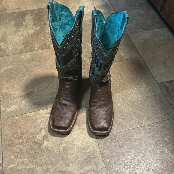 Corral Ostrich Boots - Picture 5 of 7